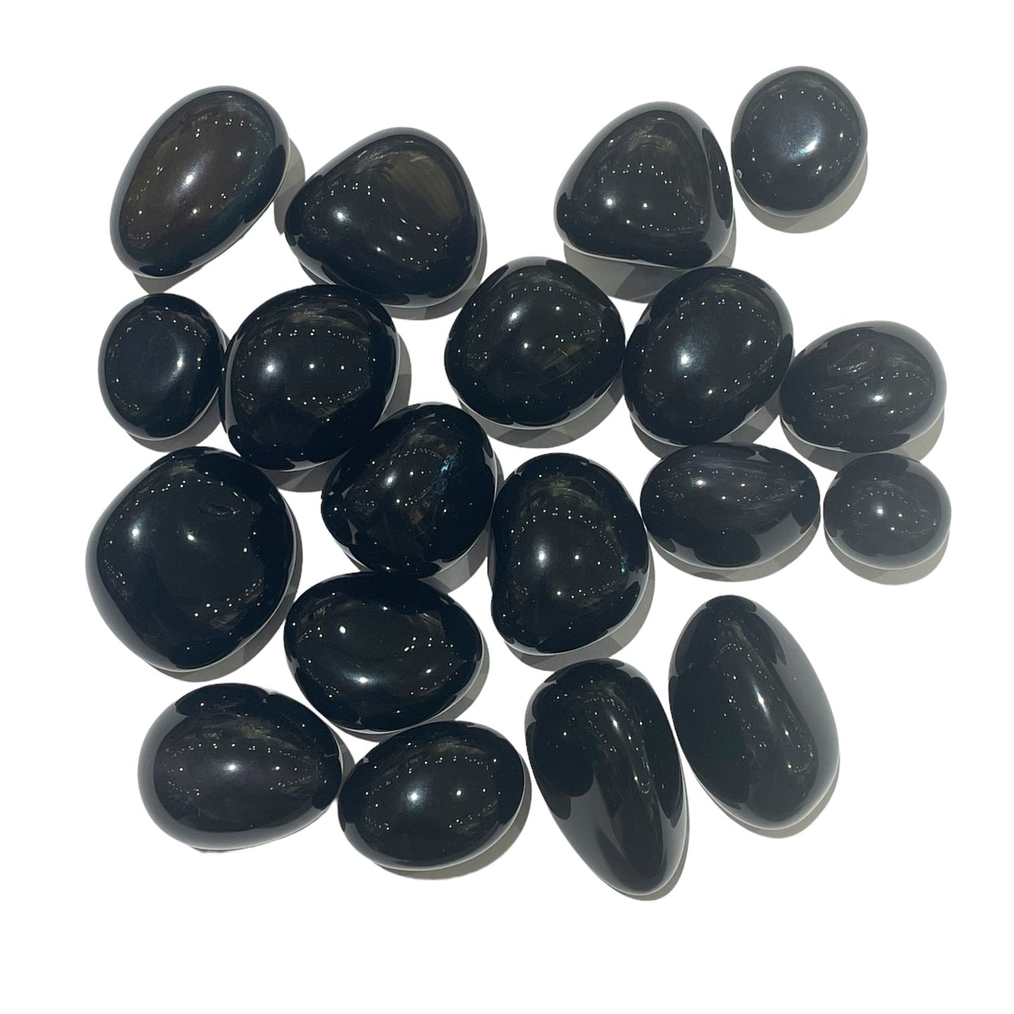 PIERRE ROULÉE OBSIDIENNE CÉLESTE